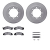 4412-54019 Geospec Brake Rotors with Ultimate-Duty Brake Pads & Hardware, 2003-2007 Ford/Lincoln/Mercury/Mazda, Position: Rear - image 1