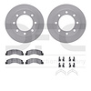 4412-54020 Geospec Brake Rotors with Ultimate-Duty Brake Pads & Hardware, 1999-1999 Ford/Lincoln/Mercury/Mazda, Position: Front - image 1