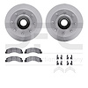 4412-54026 Geospec Brake Rotors with Ultimate-Duty Brake Pads & Hardware, 1999-2002 Ford/Lincoln/Mercury/Mazda, Position: Front - image 1