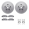 4412-54031 Geospec Brake Rotors with Ultimate-Duty Brake Pads & Hardware, 2000-2004 Ford/Lincoln/Mercury/Mazda, Position: Front - image 1