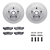 4412-54032 Geospec Brake Rotors with Ultimate-Duty Brake Pads & Hardware, 1999-2004 Ford/Lincoln/Mercury/Mazda, Position: Front - image 1