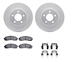 4412-54033 Geospec Brake Rotors with Ultimate-Duty Brake Pads & Hardware, 2001-2005 Ford/Lincoln/Mercury/Mazda, Position: Front - image 1