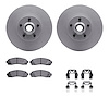 4412-54035 Geospec Brake Rotors with Ultimate-Duty Brake Pads & Hardware, 2001-2005 Ford/Lincoln/Mercury/Mazda, Position: Front - image 1