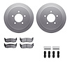 4412-54036 Geospec Brake Rotors with Ultimate-Duty Brake Pads & Hardware, 1997-2004 Ford/Lincoln/Mercury/Mazda, Position: Rear - image 1
