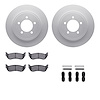 4412-54040 Geospec Brake Rotors with Ultimate-Duty Brake Pads & Hardware, 2002-2005 Ford/Lincoln/Mercury/Mazda, Position: Rear - image 1