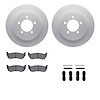 4412-54041 Geospec Brake Rotors with Ultimate-Duty Brake Pads & Hardware, 2006-2010 Ford/Lincoln/Mercury/Mazda, Position: Rear - image 1