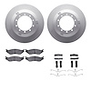 4412-54044 Geospec Brake Rotors with Ultimate-Duty Brake Pads & Hardware, 2011-2015 Ford/Lincoln/Mercury/Mazda, Position: Rear