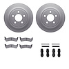 4412-54045 Geospec Brake Rotors with Ultimate-Duty Brake Pads & Hardware, 2003-2005 Ford/Lincoln/Mercury/Mazda, Position: Rear - image 1