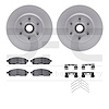 4412-54046 Geospec Brake Rotors with Ultimate-Duty Brake Pads & Hardware, 2004-2008 Ford/Lincoln/Mercury/Mazda, Position: Front - image 1