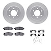 4412-54048 Geospec Brake Rotors with Ultimate-Duty Brake Pads & Hardware, 2004-2008 Ford/Lincoln/Mercury/Mazda, Position: Front - image 1