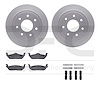4412-54050 Geospec Brake Rotors with Ultimate-Duty Brake Pads & Hardware, 2004-2011 Ford/Lincoln/Mercury/Mazda, Position: Rear - image 1