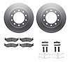 4412-54053 Geospec Brake Rotors with Ultimate-Duty Brake Pads & Hardware, 2005-2016 Ford/Lincoln/Mercury/Mazda, Position: Front - image 1