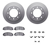 4412-54054 Geospec Brake Rotors with Ultimate-Duty Brake Pads & Hardware, 2005-2011 Ford/Lincoln/Mercury/Mazda, Position: Front - image 1