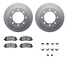 4412-54055 Geospec Brake Rotors with Ultimate-Duty Brake Pads & Hardware, 2010-2012 Ford/Lincoln/Mercury/Mazda, Position: Front - image 1
