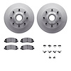 4412-54065 Geospec Brake Rotors with Ultimate-Duty Brake Pads & Hardware, 2012-2012 Ford/Lincoln/Mercury/Mazda, Position: Front - image 1