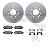 4412-54068 Geospec Brake Rotors with Ultimate-Duty Brake Pads & Hardware, 2009-2009 Ford/Lincoln/Mercury/Mazda, Position: Front - image 1