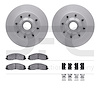 4412-54072 Geospec Brake Rotors with Ultimate-Duty Brake Pads & Hardware, Fits Select Ford/Lincoln/Mercury/Mazda, Position: Fron - image 1