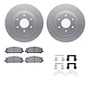 4412-67004 Geospec Brake Rotors with Ultimate-Duty Brake Pads & Hardware, 2005-2007 Infiniti/Nissan, Position: Front - image 1