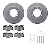 4412-76003 Geospec Brake Rotors with Ultimate-Duty Brake Pads & Hardware, 1988-1995 Lexus/Toyota/Scion, Position: Front - image 1