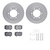 4412-76007 Geospec Brake Rotors with Ultimate-Duty Brake Pads & Hardware, 2000-2002 Lexus/Toyota/Scion, Position: Front - image 1