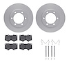 4412-76008 Geospec Brake Rotors with Ultimate-Duty Brake Pads & Hardware, 2000-2007 Lexus/Toyota/Scion, Position: Front - image 1