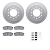 4412-76010 Geospec Brake Rotors with Ultimate-Duty Brake Pads & Hardware, 2001-2009 Lexus/Toyota/Scion, Position: Rear - image 1