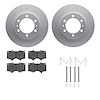 4412-76011 Geospec Brake Rotors with Ultimate-Duty Brake Pads & Hardware, Fits Select Lexus/Toyota/Scion, Position: Front - image 1