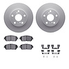 4412-76012 Geospec Brake Rotors with Ultimate-Duty Brake Pads & Hardware, 2005-2015 Lexus/Toyota/Scion, Position: Front - image 1