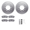 4412-76017 Geospec Brake Rotors with Ultimate-Duty Brake Pads & Hardware, Fits Select Lexus/Toyota/Scion, Position: Rear - image 1