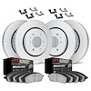 4414-48010 Geospec Brake Rotors with Ultimate-Duty Brake Pads & Hardware, 2009-2014 GM, Position: Front and Rear - image 1