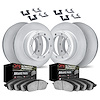 4414-54010 Geospec Brake Rotors with Ultimate-Duty Brake Pads & Hardware, 1999-2004 Ford/Lincoln/Mercury/Mazda, Position: Front