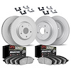 4414-54020 Geospec Brake Rotors with Ultimate-Duty Brake Pads & Hardware, 2003-2005 Ford/Lincoln/Mercury/Mazda, Position: Front  - image 1