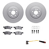 4422-63002 Geospec Brake Rotors with Ultimate-Duty Brake Pads/Sensor & Hardware Kit, 2013-2019 Mercedes-Benz, Position: Front