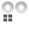 4502-02026 Geospec Brake Rotors w/5000 Advanced Brake Pads Kit, 1969-1977 Porsche, Position: Front