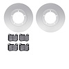 4502-02027 Geospec Brake Rotors w/5000 Advanced Brake Pads Kit, 1977-1988 Porsche, Position: Front
