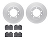 4502-02035 Geospec Brake Rotors w/5000 Advanced Brake Pads Kit, 1989-1997 Porsche, Position: Front - image 1