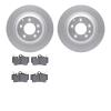 4502-02039 Geospec Brake Rotors w/5000 Advanced Brake Pads Kit, 2005-2006 Porsche, Position: Rear - image 1