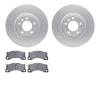 4502-02045 Geospec Brake Rotors w/5000 Advanced Brake Pads Kit, 2008-2009 Audi/Volkswagen, Position: Front - image 1
