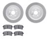 4502-02047 Geospec Brake Rotors w/5000 Advanced Brake Pads Kit, 2015-2018 Porsche, Position: Rear - image 1