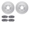 4502-03000 Geospec Brake Rotors w/5000 Advanced Brake Pads Kit, Fits Select Kia/Hyundai/Genesis, Position: Front - image 1