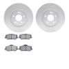 4502-03088 Geospec Brake Rotors w/5000 Advanced Brake Pads Kit, 2011-2015 Kia/Hyundai/Genesis, Position: Front - image 1