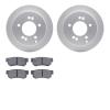 4502-03094 Geospec Brake Rotors w/5000 Advanced Brake Pads Kit, 2001-2010 Kia/Hyundai/Genesis, Position: Rear - image 1