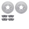 4502-03116 Geospec Brake Rotors w/5000 Advanced Brake Pads Kit, 2005-2008 Kia/Hyundai/Genesis, Position: Rear - image 1