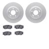 4502-03117 Geospec Brake Rotors w/5000 Advanced Brake Pads Kit, Fits Select Kia/Hyundai/Genesis, Position: Front - image 1