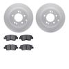 4502-03119 Geospec Brake Rotors w/5000 Advanced Brake Pads Kit, 2008-2011 Kia/Hyundai/Genesis, Position: Rear - image 1