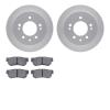 4502-03123 Geospec Brake Rotors w/5000 Advanced Brake Pads Kit, 2007-2009 Kia/Hyundai/Genesis, Position: Rear - image 1