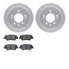 4502-03124 Geospec Brake Rotors w/5000 Advanced Brake Pads Kit, 2010-2010 Kia/Hyundai/Genesis, Position: Rear - image 1