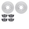 4502-03125 Geospec Brake Rotors w/5000 Advanced Brake Pads Kit, 2007-2008 Kia/Hyundai/Genesis, Position: Rear - image 1