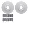 4502-03126 Geospec Brake Rotors w/5000 Advanced Brake Pads Kit, 2009-2014 Kia/Hyundai/Genesis, Position: Front - image 1