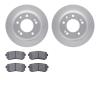 4502-03128 Geospec Brake Rotors w/5000 Advanced Brake Pads Kit, 2009-2016 Kia/Hyundai/Genesis, Position: Rear - image 1
